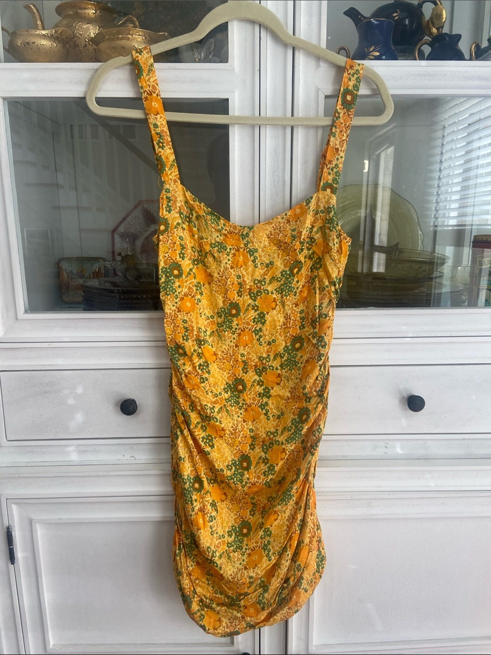 Urban Outfitters Yellow Floral Sundress